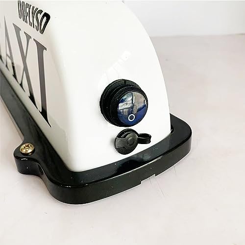 Luz de techo LED blanca recargable USB 10 pulgadas para taxi miniatura 3