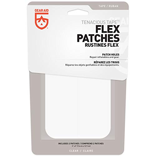 Gear 10800 Aid Unisex – Erwachsene Tenacious Tape Flex Patches, klar, One Size