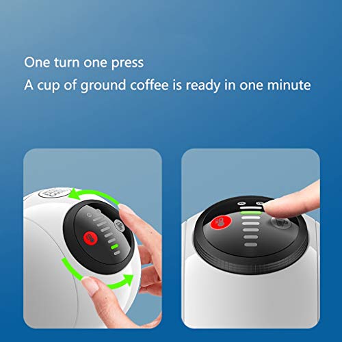 LZL Maquina de Cafe cafetera 19Bar Capsule Coffee Machine Home Office Máquina de café Totalmente automática Máquina de… - Imagen 4