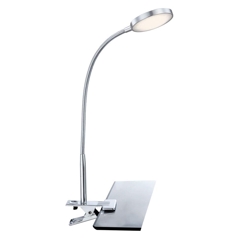 Globo Morsetto in alluminio, 6 W, cromato