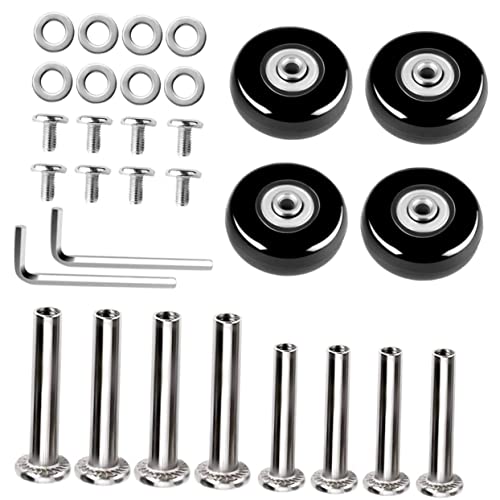 30 Peças rodízios de carrinho roda de rodízio mudo reparar bagagem de scooter acessórios de viagem r