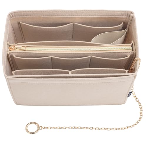 ATSEKTZ Purse Organizer Insert, Handbag Organizer Zipper,