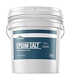 Epsom Salt (3.5 Gallon (32 lbs.) by Earthborn Elements, Resealable Bucket, Magnesium Sulfate Soaking Solution, All-Natural, Highest Quality & Purity, USP Grade
