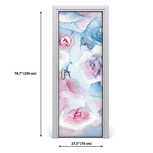 Adhesivo decorativo extraíble de 70x200 cm para tapar imperfecciones en puertas viejas 3