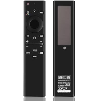 BN59-01385A TM2280E Fit for Samsung Remote Control for Smart TV 2021-2023 Crystal QLED Neo LED 4K TV Series, 85 inch |65 inch |55inch Series with Voice Rechargeable Solar Cell, 4 Shortcut Buttons