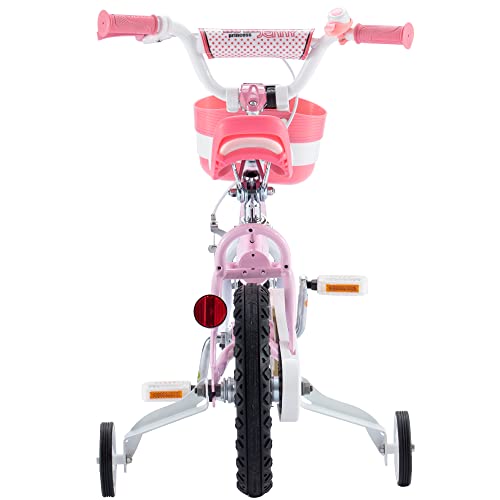 Image of Royalbaby Princess Girls Kids Bike 12 14 16 18 20 Inch Children Bicycle with Basket for Age 3-12 Years