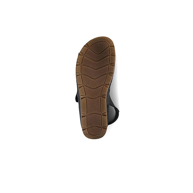 Pavers Women's Sandals with Adjustable Soft Straps - Memory Foam Suede Footbed - Comfortable Fit Lightweight Footwear - Casual Ladies Summer Shoes - Image 5