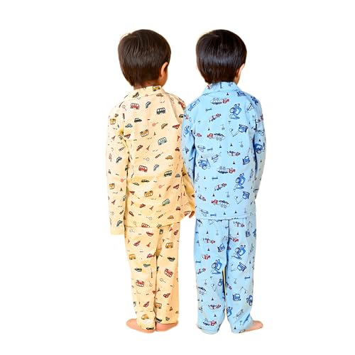 Image of Jam & Sugar Boys Cotton Printed Night Suit Set
