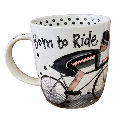 Amazon.co.uk Alex Clark Born to Ride - Cycling Mug - Cyclist - Presents for Him - Bike - Biker - Original Design Designed in The UK... #ad #ad