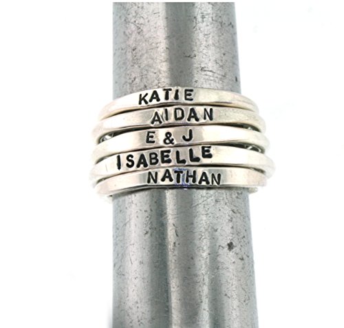 By Hannah Design Teeny Tiny Stacking 14K Gold Filled Personalized Stacking Ring By Hannah Design thumb #3