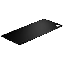 SteelSeries QcK XXL Heavy Mouse pad da gioco in tessuto – Base in gomma antiscivolo super spessa (6mm) – Ottimizzato per sensori di gioco – Dimensioni XXL – Nero