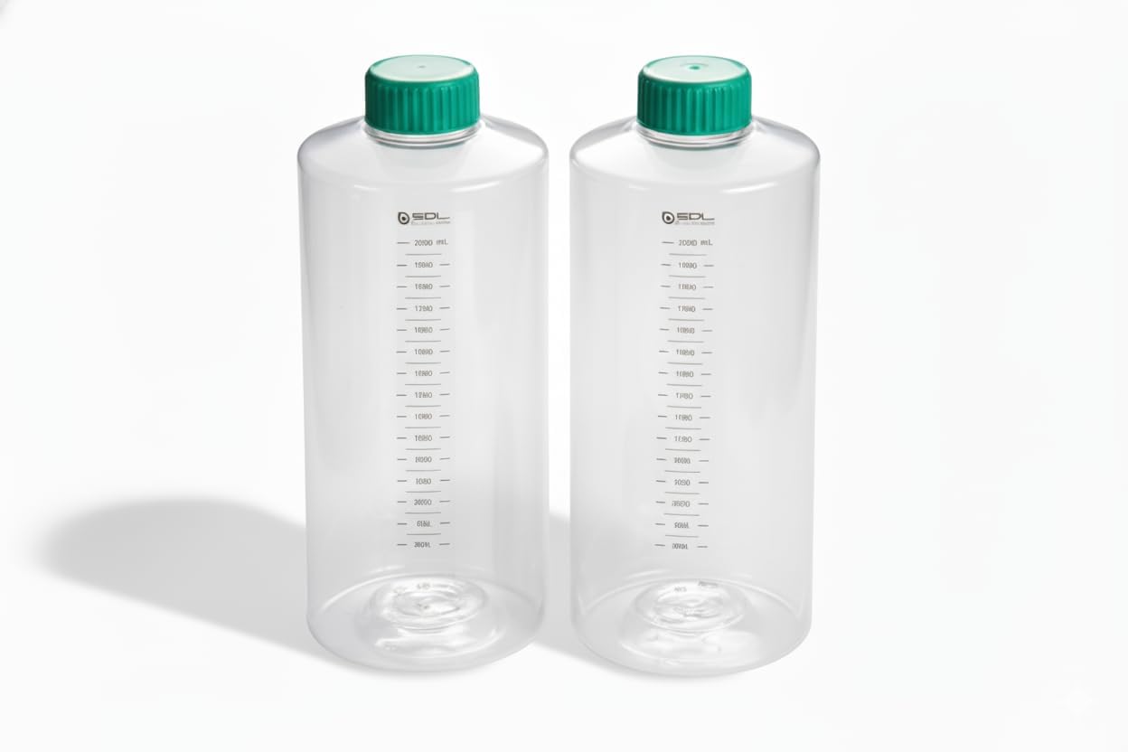 SPL Roller Bottle Plug Caps, Polystyrene PS, 850 cm2, Sterile, Box of 40