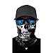 Produktbild Brave Pioneer Halloween Skelett Masken Schwarz Motorrad Sturmhaube Schädel Sport Gesichtmaske Schal Hals Headwear Hut Ghost Karneval Party (Modell-422-6)