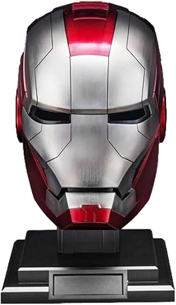 100%新品大人気 アイアンマン「MK1」ヘルメット フルメタル仕様 台座