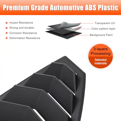 Housses de persiennes latérales pour Subaru WRX protégeant des UV avec style - 7