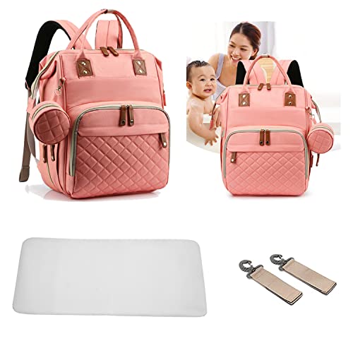 Image of Axcone Baby Diaper Bag Backpack with Changing Pads mommy Bags Boys Girl Unisex Multifunction Travel Baby