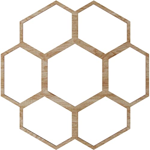 Image of Ekena Millwork 18 inchOD x 6 3 /8 inchID x 3 /8 inchT Florin Wood Fretwork Pierced Ceiling Medallion, Red Oak
