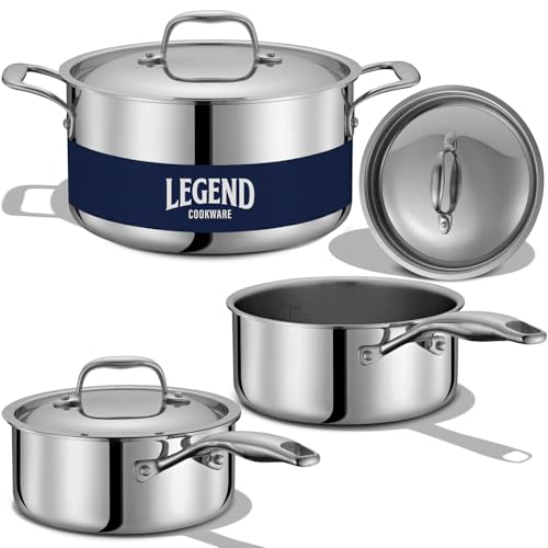 LEGEND COOKWARE 6-Piece 5-Ply Set