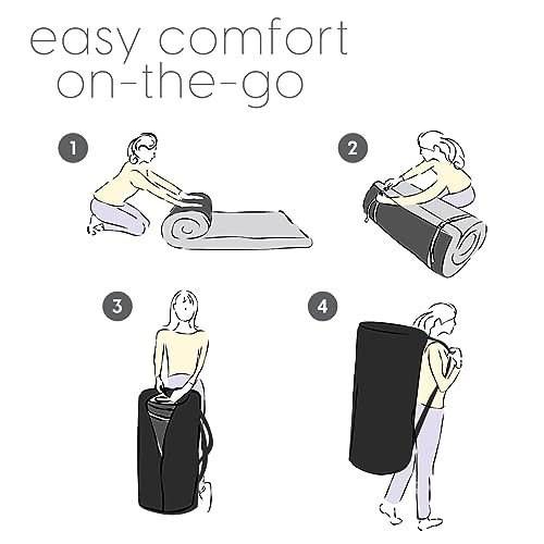Portable Memory Foam Camping Mattress for Travel or Home - Twin Size