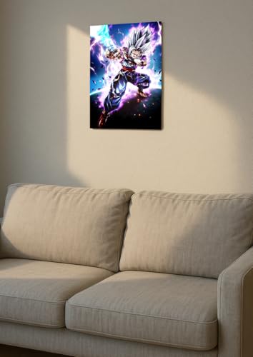 Image of NIJUKA Anime Printed Metal sheet Poster For Home And Room Decoration | For Anime Art Fans Boys And Girls (Beast attack form)