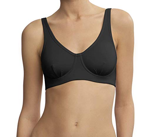 Natori Women Sports Performance Underwire Bra (Black, 34C)