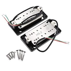 Alnicov Humbucker Jeu de micros à double bobine avec vis en palissandre pour guitare électrique - Les Beatles, Paul McCartney, John Lennon, RIngo Starr, George Harrison Alnicov Humbucker Jeu de micros à double bobine avec vis en palissandre pour guitare électrique – Image 2