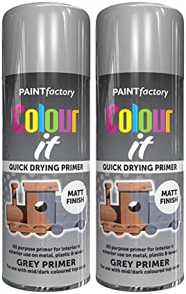 Classic Signature - 1 x All Purpose Crimson Red Aerosol Spray Paint 250ml Quick Drying Spray, Fast Dry and Excellent Coverage for Wood, Metal, Plastic and more