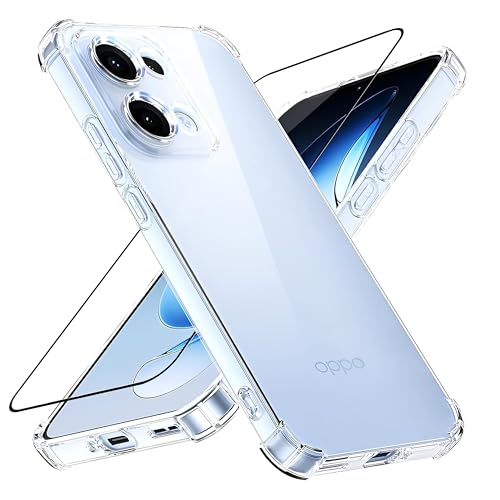 Image of ShieldTech Back Cover Case + Screen Protector for Oppo F31 5G | 360 Degree Protection | Transparent Mobile Phone Back Case Cover for Oppo F 31 / F31 5G | TPU Transparent Back Cover Case