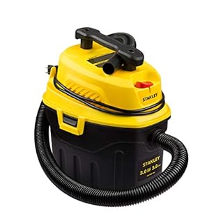 Stanley SL18910P-3 Wet/Dry, 3 Gallon, 3 Horsepower, Portable Car Vacuum, 3.0 HP AC, Black+Yellow