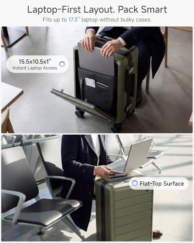 LUGGEX HUP Pro Front Opening Suitcase