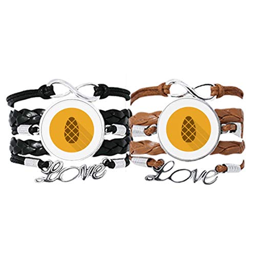 Bracelet en cuir orange Thanksgiving accessoire idéal pour votre dîner en famille
