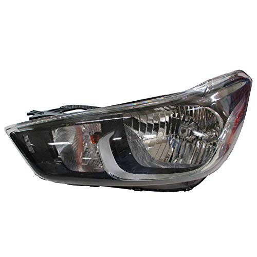2017-2018 Chevrolet Spark Driver Side Headlight Assembly; Without Logo Partslink GM2502468