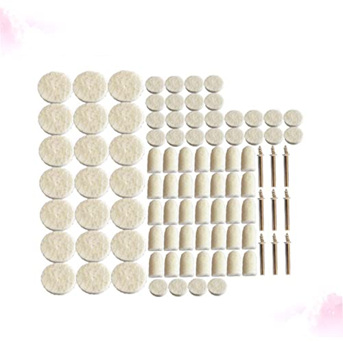 Angoily Conjunto De Unhas 88Pcs Ferramenta De Polimento Disco De Polimento Cabeça De Moagem Lã Ferra