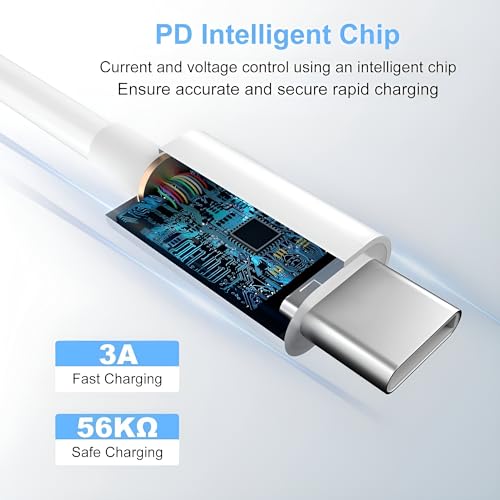 Image of 25W Samsung Original Type C Data Fast Charging Cable Compatible With F23 5G /M23 & Other USB C Devices PD Charger 45W Support Galaxy Z Fold 5 /4 /3,Z Flip 5 /4 /3 Phone Super Fast Cord,White,1M