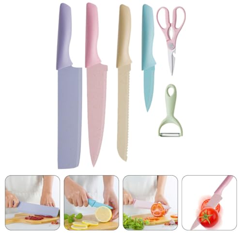 Set Cuchillos Cocina 6 Piezas Acero Inox Base miniatura 7