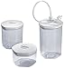 Produktbild CONCEPT Hausgeräte vd8100 Vakuumier-Behälter-Set, rund, 3 Stück für VA0010 und VA0020, weiß, Plastik
