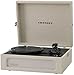 Crosley CR8017B-DU Voyager Vintage Portable Vinyl Record Player Turntable with Bluetooth in/Out and Built-in Speakers, Dune