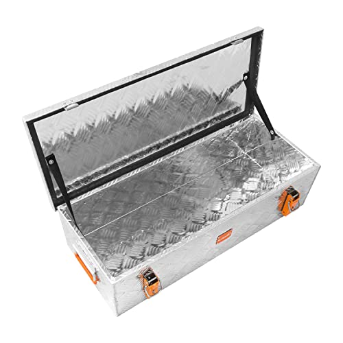 alubox Werkzeugkiste Riffelblech ABX-RL48 Aluminium 1,5mm Werkzeugkiste leicht und robust 48 Liter