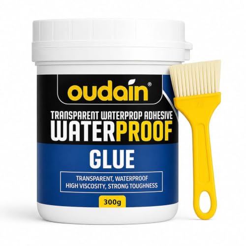 Image of Oudain 600 GM Transparent Waterproof Glue for Leakage, Epoxy Resin for Flooring, Crack Seal Agent Waterproofing for Roof Leakage Solution Indoor Outdoor Waterproof Adhesive Sealan