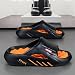 Badeschuhe Herren 77 Breiter Fuß， Orthopädische Pantoletten Damen Rutschfest Fischmaul Plantarfasziitis Massagegerät Badepantoletten Badesandalen Badeschuhe Dicke Sohle Badeschlappen Wolkenslipper