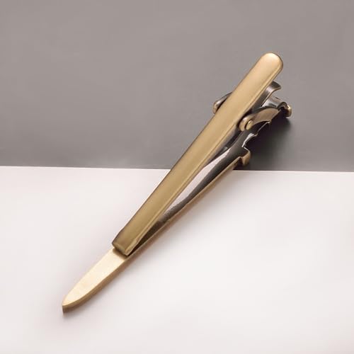 Image of Sword Tie Clip Pins for Men Unique Novelty Silver Gold Tie Bar