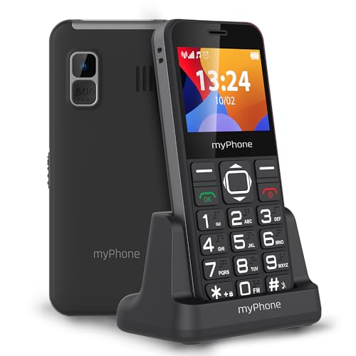 myPhone Halo 3 Seniorenhandy ohne Vertrag, große Tasten, leicht lesbares Display, SOS-Taste, klassisches Großtastenhandy