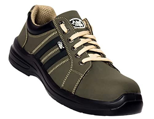 Allen Cooper AC 1633 Men’s Safety Sneakers, 200J Fiber Toe Cap, Heat, Oil, Water & Mild-Acid Resistant, Dual Density Shock Absorbing PU Sole, Size 08 INDIA, olive green Allen Cooper AC 1633 Men’s Safety Sneakers, 200J Fiber Toe Cap, Heat, Oil, Water & Mild-Acid Resistant, Dual Density Shock Absorbing PU Sole, Size 08 INDIA, olive green