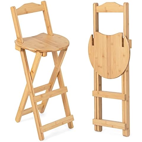 Tabourets de Bar Pliants COSTWAY Cover