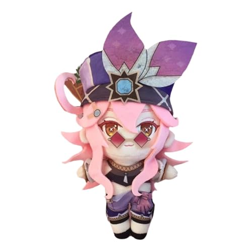 KUKUShining Genshin Kuscheltier, 20cm Weiche Anime Figur Impact Ausgestopftes Plüschtier Süße Cartoon Spielzeugpuppe for Gamer Fans Geschenke(Dori)