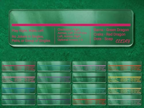 Indicador de línea personalizado para Mahjong de acrílico miniatura 1