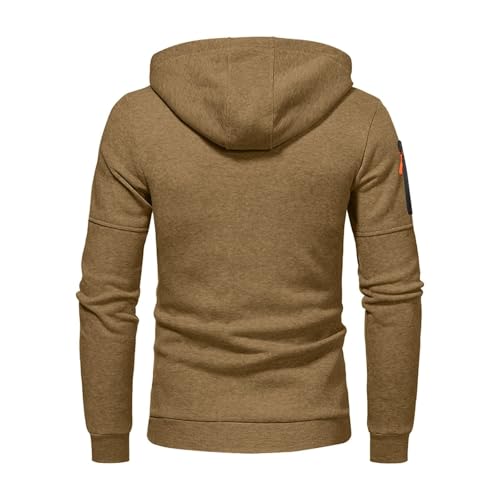 Hoodies for Men Casual Zip up Lightweight Hoodie Big and Tall Sweatshirt Jackets Fall Tops with Zip Pockets4