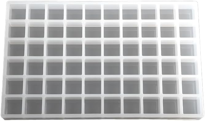 16.5mL Cube Candy Depositor Mold - Silicone - 60 Cavities - 22177