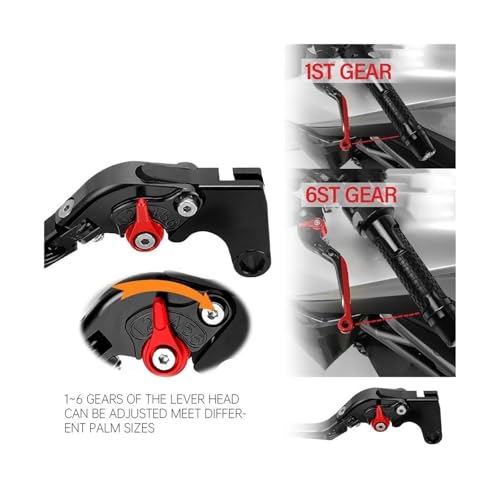 Leviers CBR600RR et embouts de guidon pour supprimer le jeu
