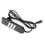Telecomando Elettrico per Divano, 6 Pulsanti Connettore a 5 Pin Controllore per Poltrona Elevabile, Interruttore Spina Regolabile Connettore Dritto Hardware per Elettrodomestici Poltrone Reclinabili